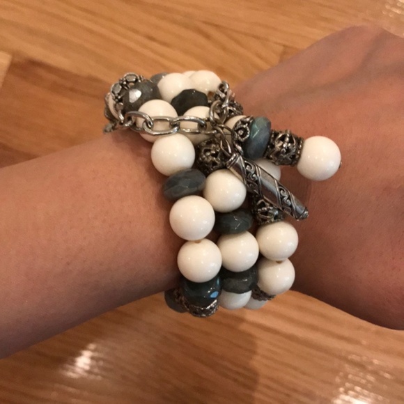 Beaded bracelet set of three - Picture 1 of 4